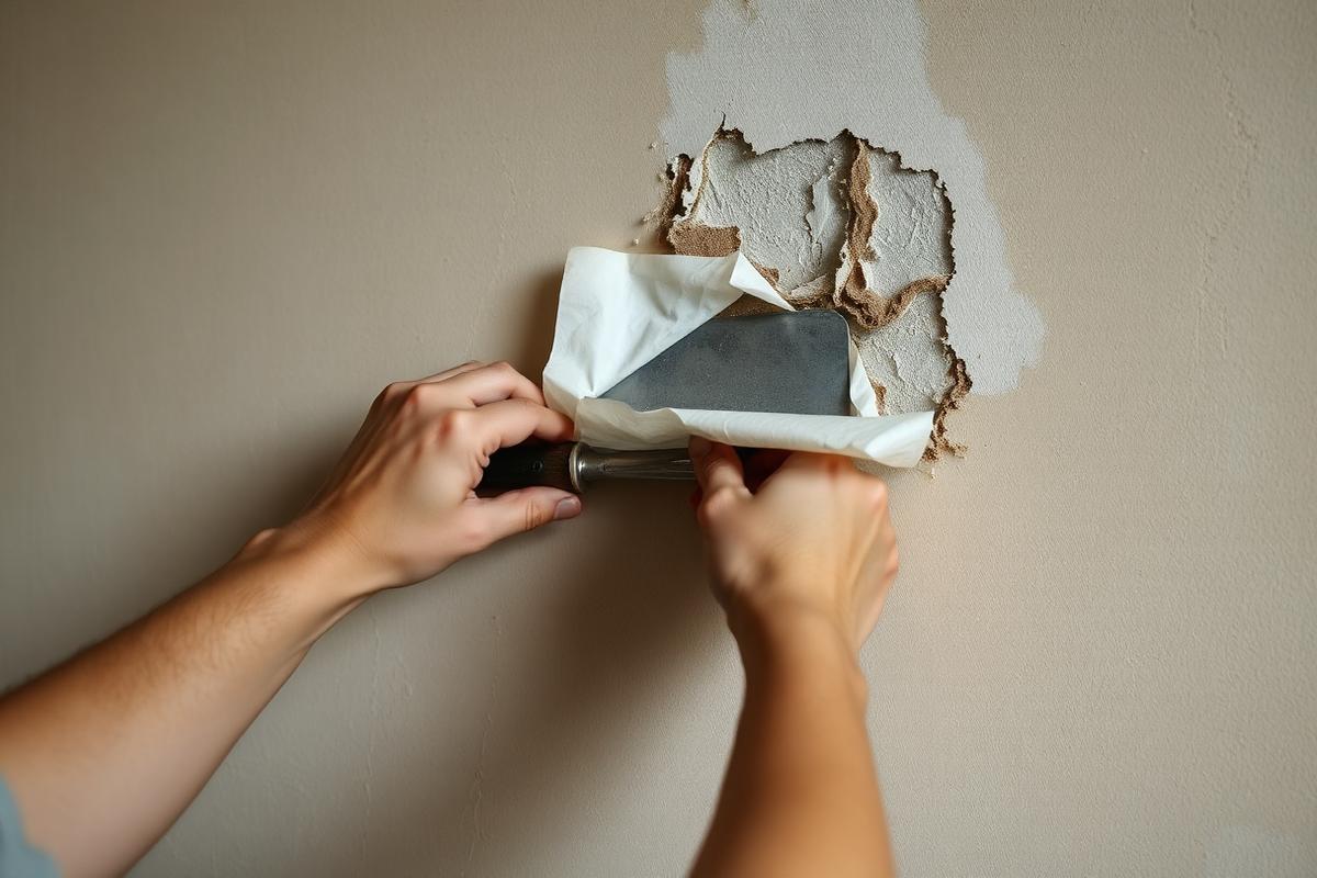 Remoção de papel de parede