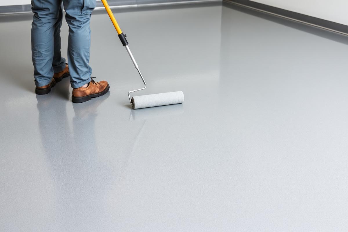 Pintura de piso epóxi